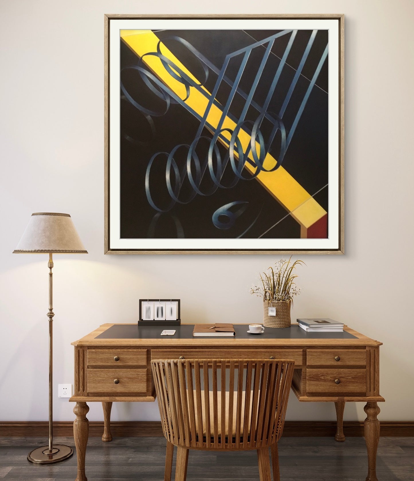 "Gruppi Irregolari" - (2004), oil on canvas - cm 100x100