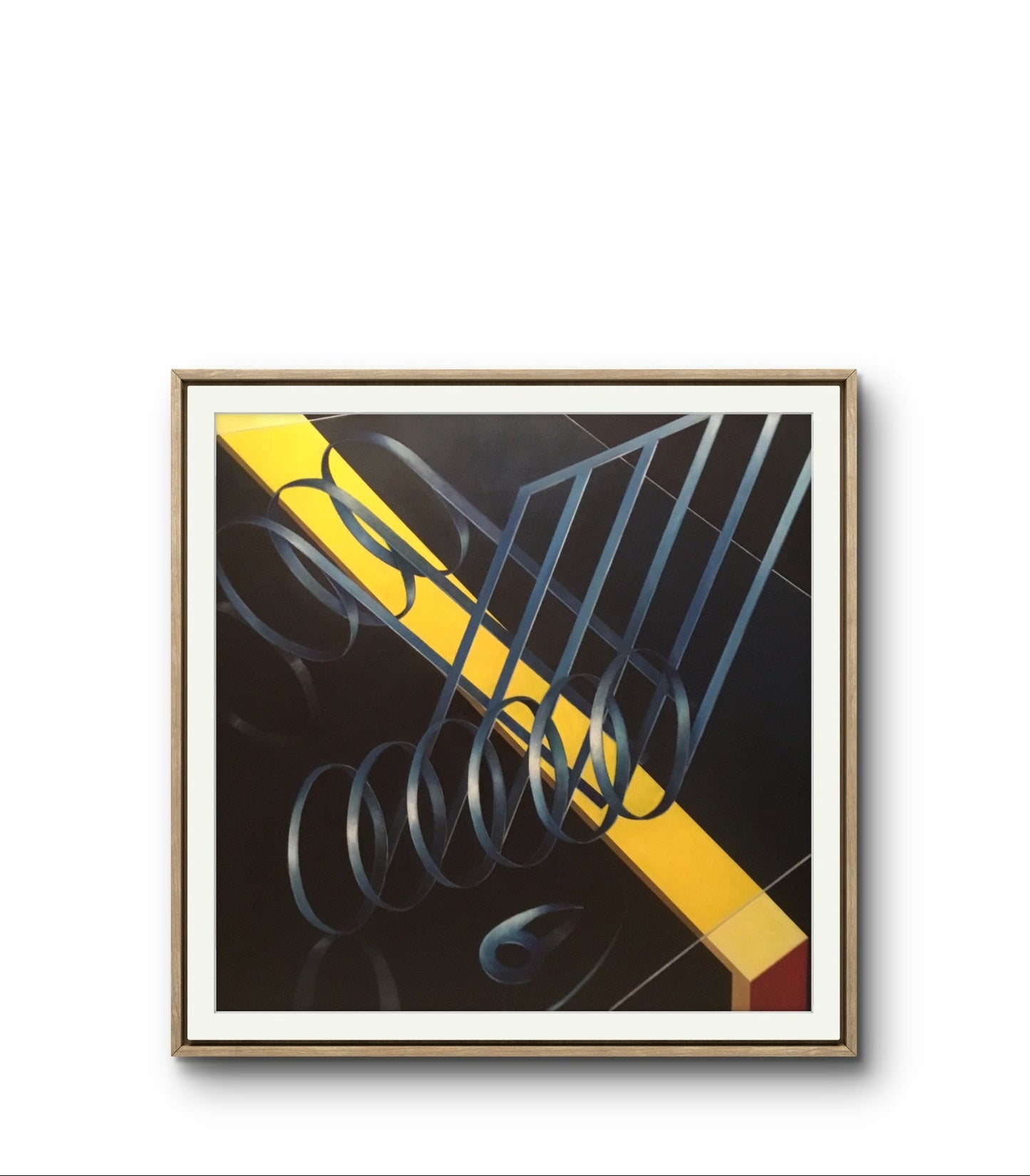 "Gruppi Irregolari" - (2004), oil on canvas - cm 100x100