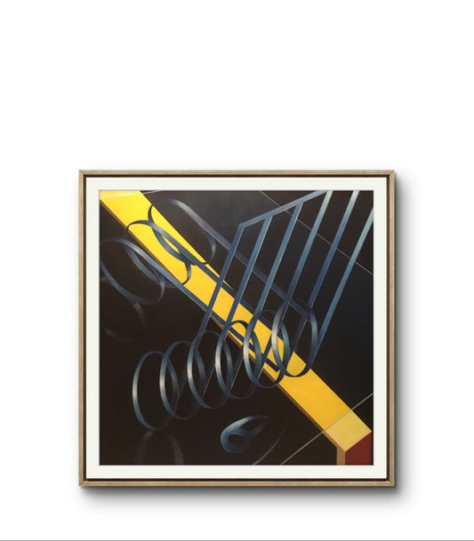 "Gruppi Irregolari" - (2004), oil on canvas - cm 100x100